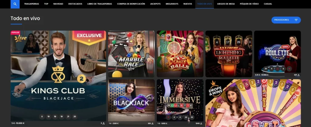 Slotimo Juegos Espectáculos en Vivo