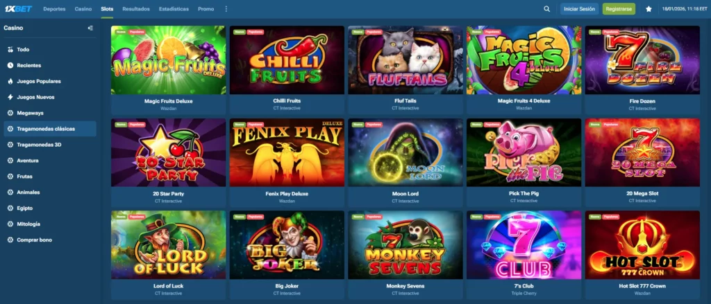 1xBet Casino Juegos rápidos
