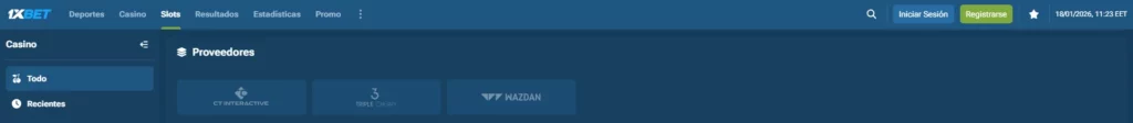 1xBet Casino Proveedores premios