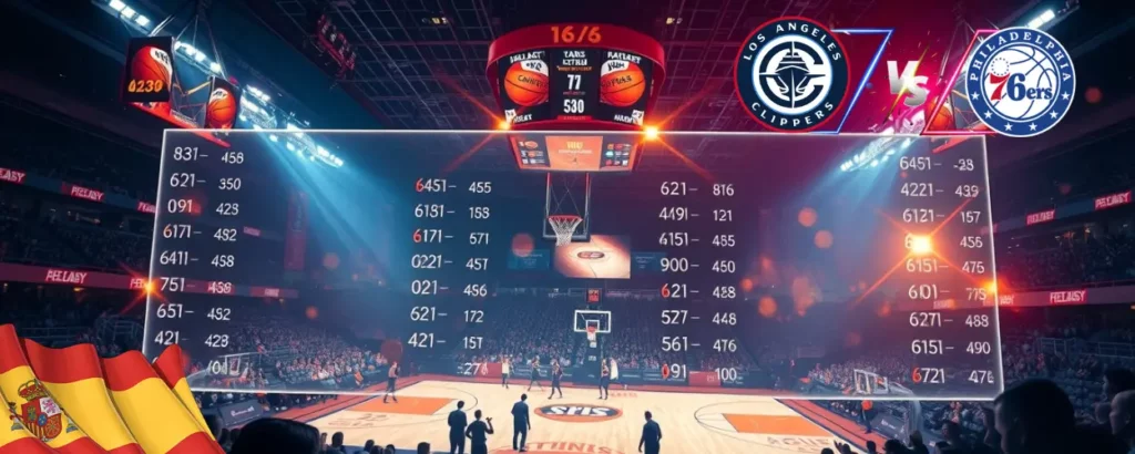 Información del partido LA Clippers vs Philadelphia 76ers