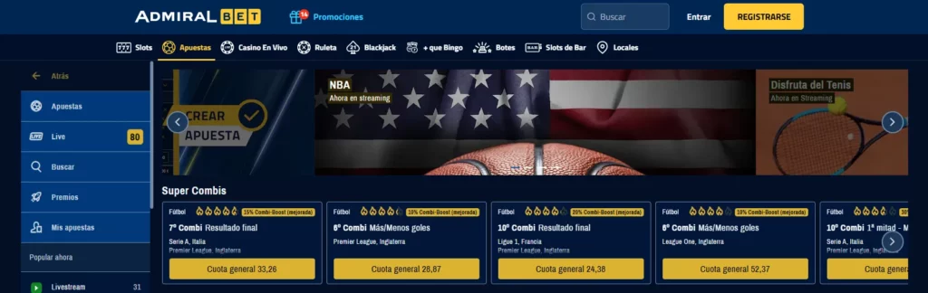 AdmiralBet Casino Apuestas Deportivas