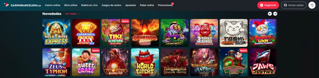 Casino Barcelona Nuevos juegos