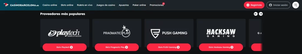 Casino Barcelona Proveedores premios