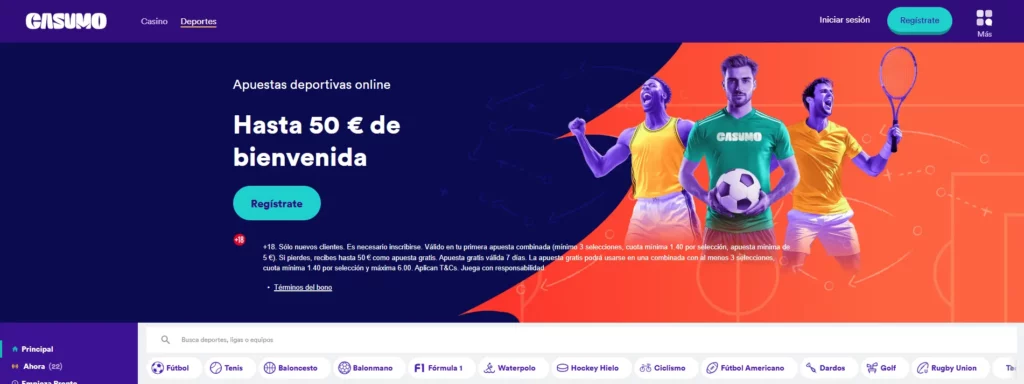 Casumo Apuestas deportivas