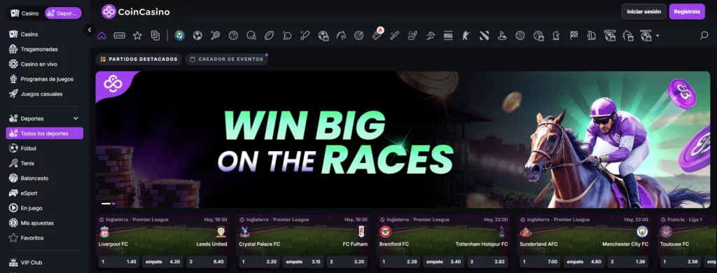 CoinCasino Apuestas Deportivas