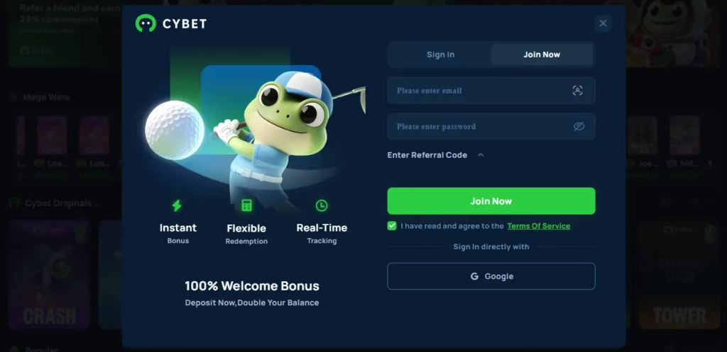 Cybet Proceso de Registro