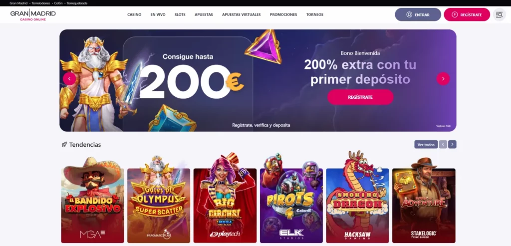 Gran Madrid Casino plataforma