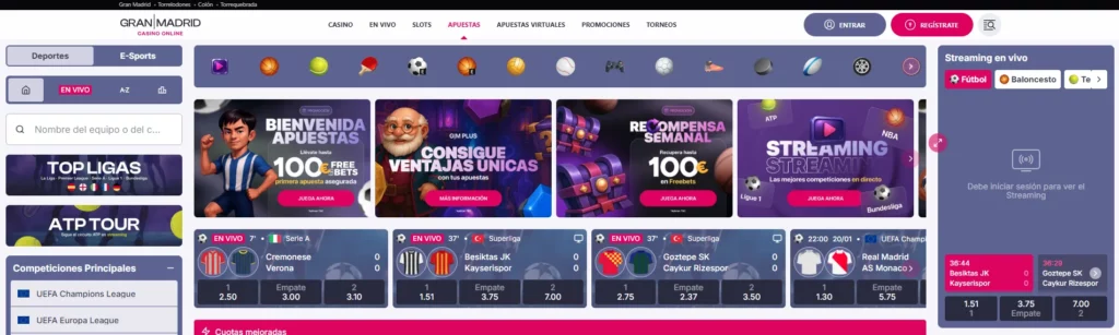 Gran Madrid Apuestas deportivas