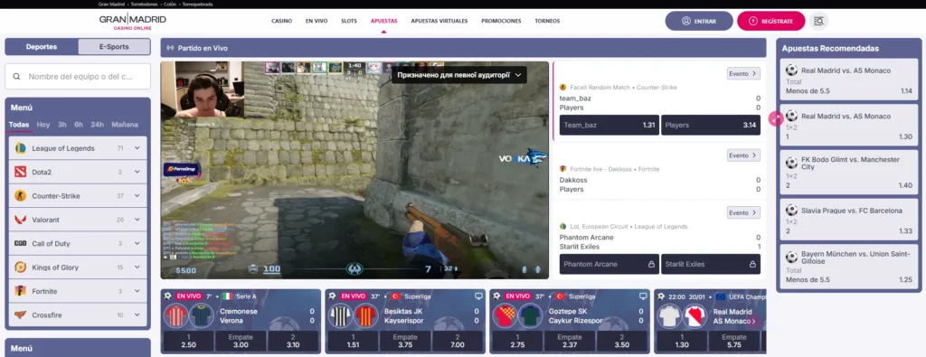 Gran Madrid Apuestas eSports