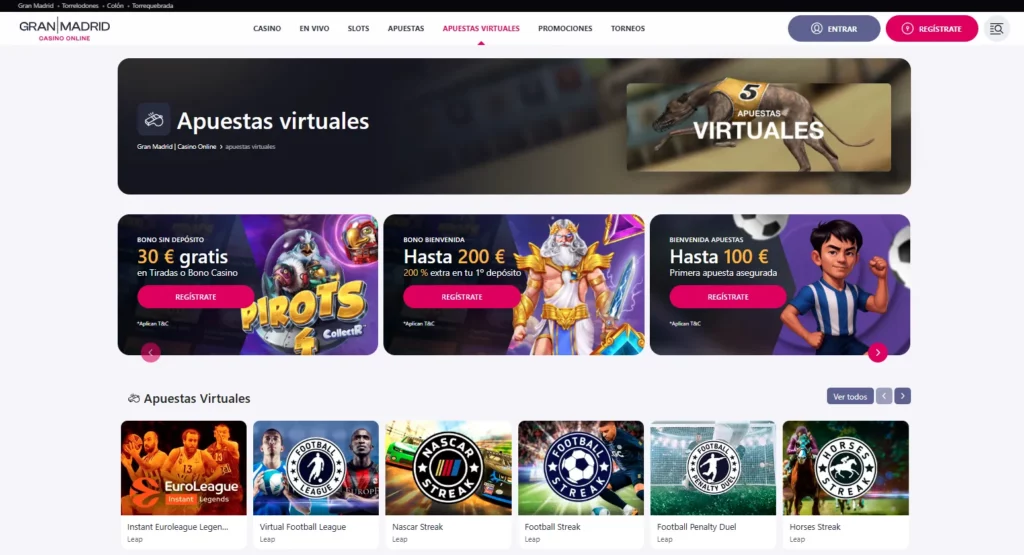 Gran Madrid Apuestas deportes virtuales