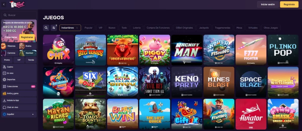GTbet Casino Juegos rápidos