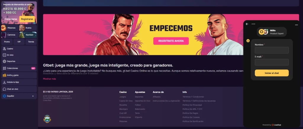 GTbet Soporte al cliente