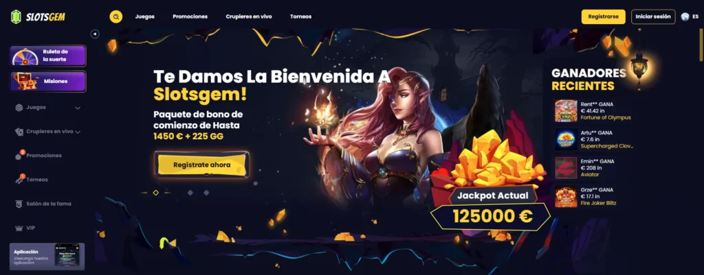 SlotsGem casino online plataforma