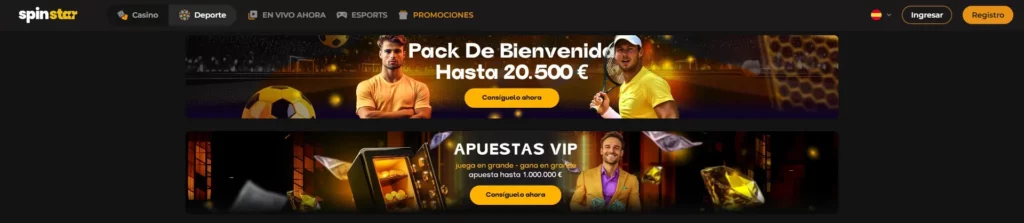 Spinstar.bet Bonos apuestas deportivas