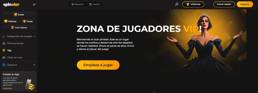 Spinstar Programa lealtad VIP