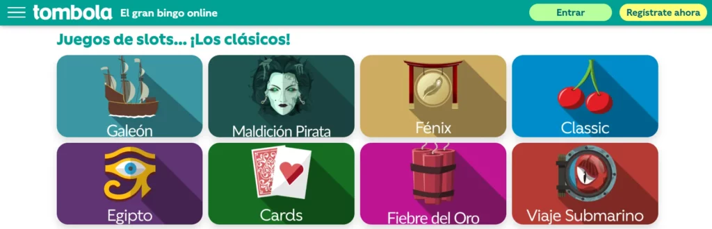 Tombola Juegos casino tragaperras