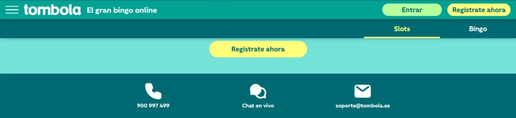 Tombola Soporte al cliente