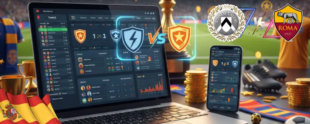 pronóstico deportivo Udinese AS Roma