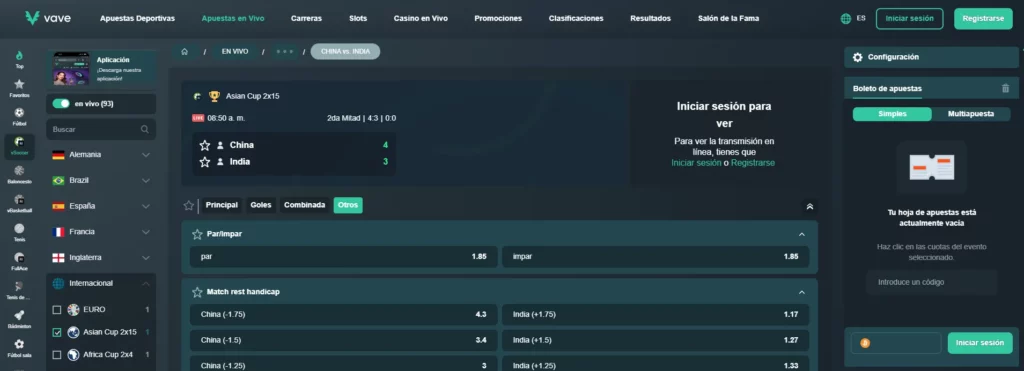 Vave Apuestas Deportes Virtuales