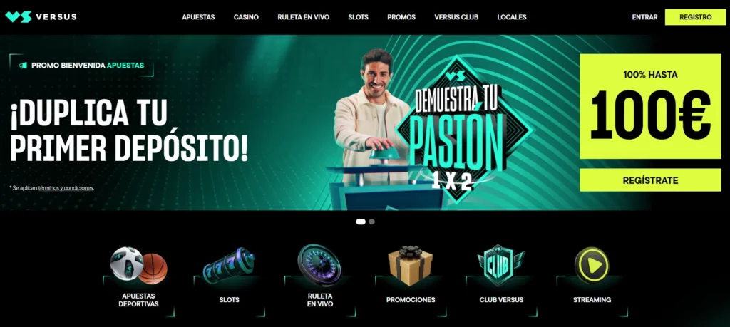 Versus Casino Online plataforma