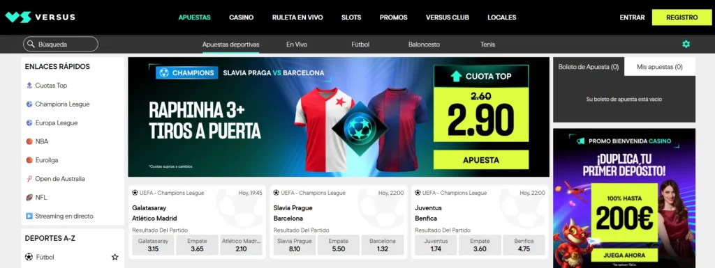 Versus Sportsbook Apuestas Deportivas