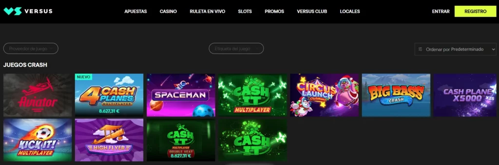 Versus Casino Juegos Rápidos