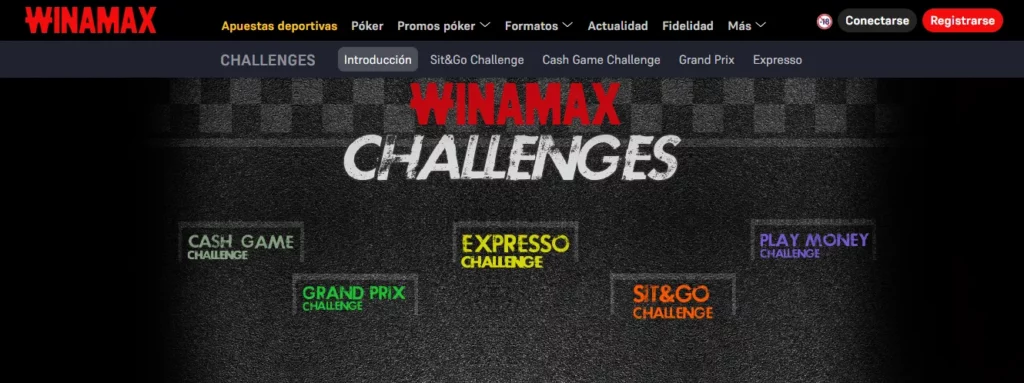 Winamax Juegos en vivo