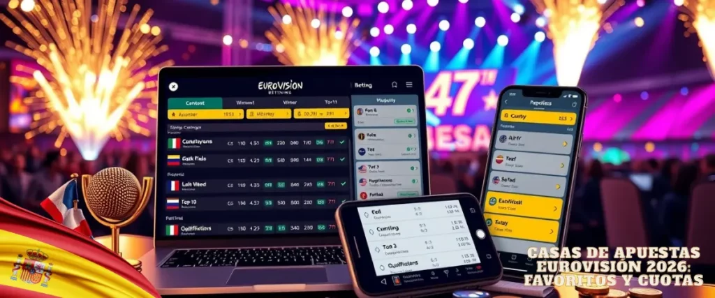 Cómo elegir una casa de apuestas para apostar en Eurovisión 2026
