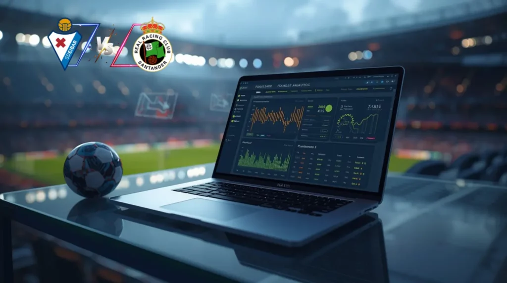 Pronóstico del partido Eibar vs Racing de Santander para apuestas de la Segunda División española.