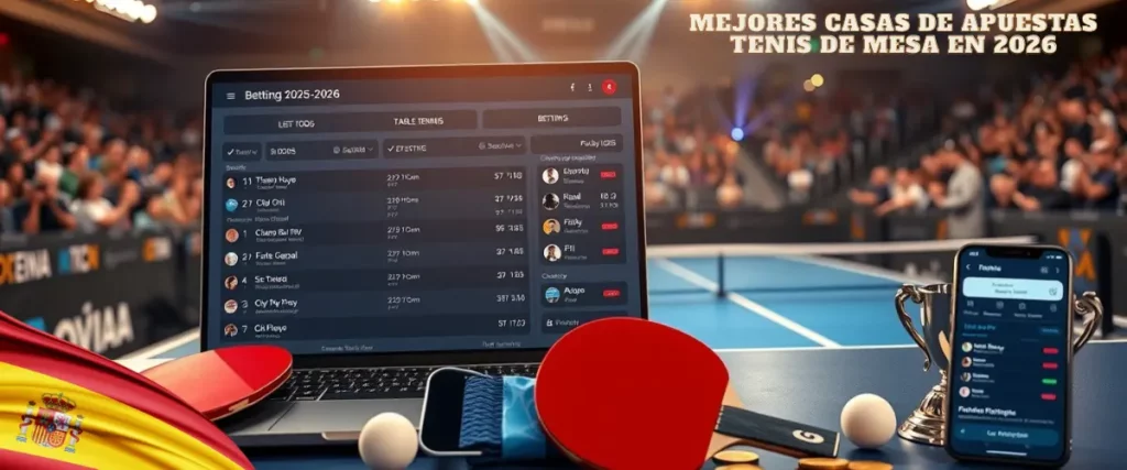 Tipos de apuestas en Tenis de Mesa