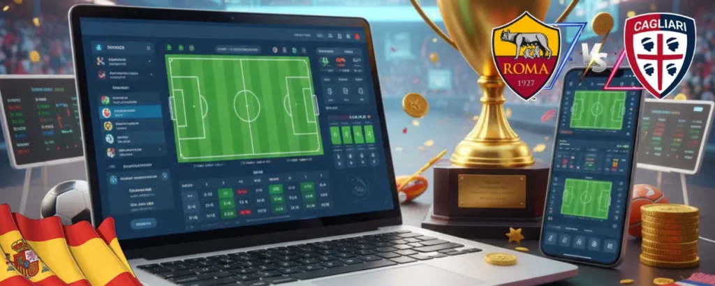 pronóstico del partido AS Roma Cagliari
