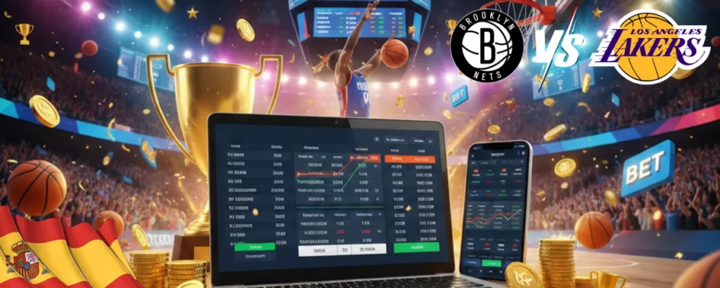 apuestas de baloncesto Brooklyn Nets vs Los Angeles Lakers