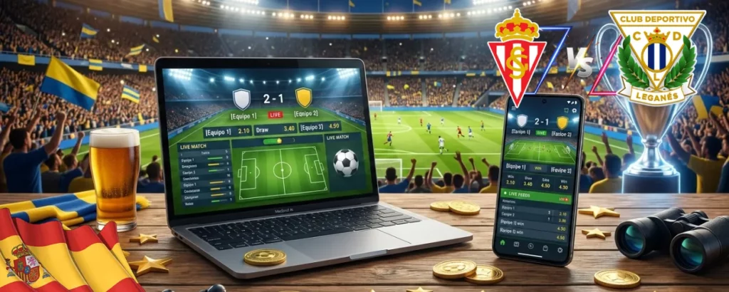 pronóstico deportivo Gijon Leganes