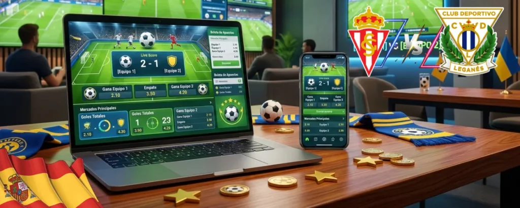 pronóstico del partido Gijon Leganes