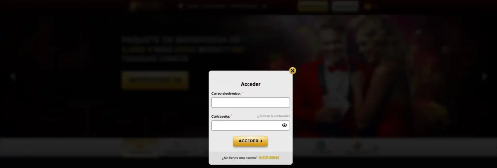 Proceso de inicio de sesión en Unique 