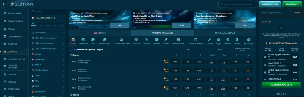 Slotuna Online Apuestas Deportivas