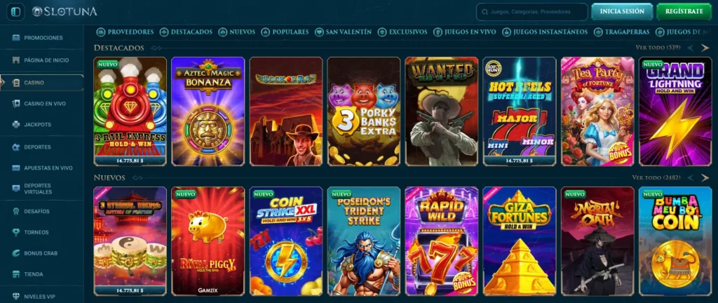 Juegos Slotuna Casino Tragaperras