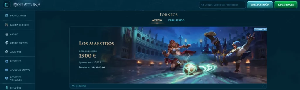 Slotuna Casino Torneos