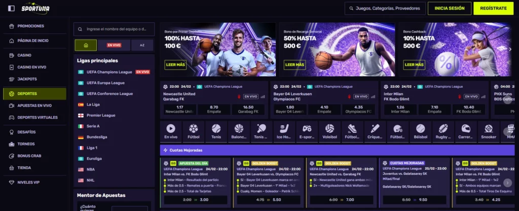 Sportuna Online Apuestas Deportivas