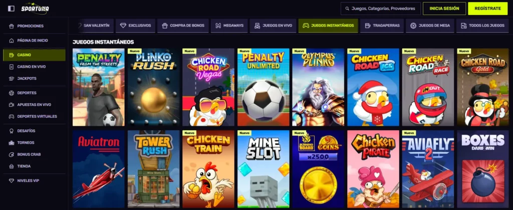 Sportuna Casino Juegos Rápidos