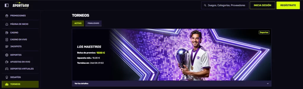 Sportuna Casino Online Torneos