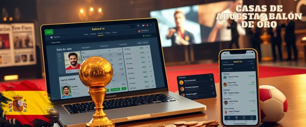 Ranking de las mejores casas de apuestas para el Balón de Oro