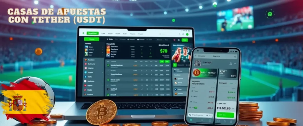 Tether en sitios de apuestas en España en 2026