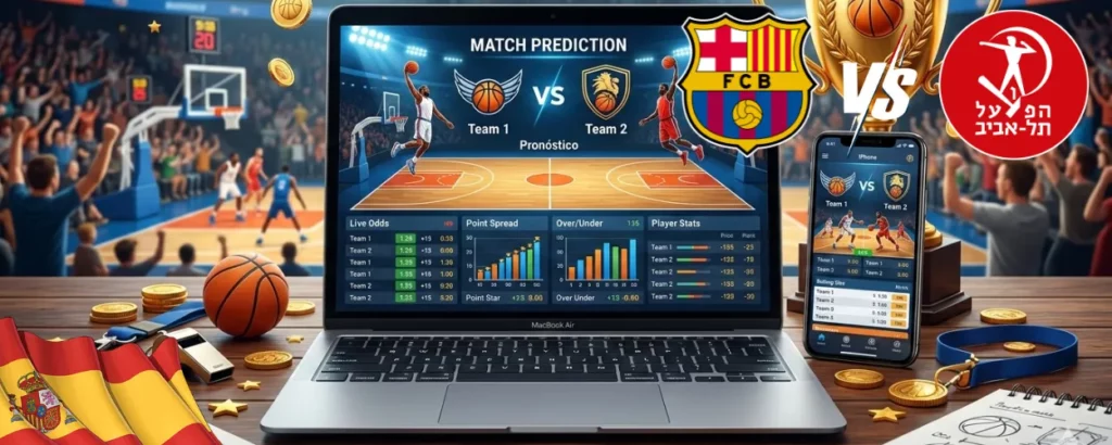 apuestas de baloncesto Barcelona vs Hapoel Tel-Aviv