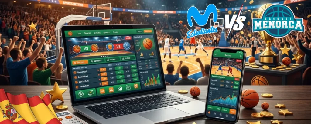 apuestas de baloncesto Estudiantes vs Hestia Menorca