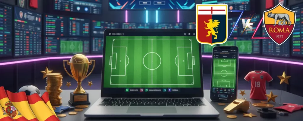 pronóstico del partido Genoa AS Roma