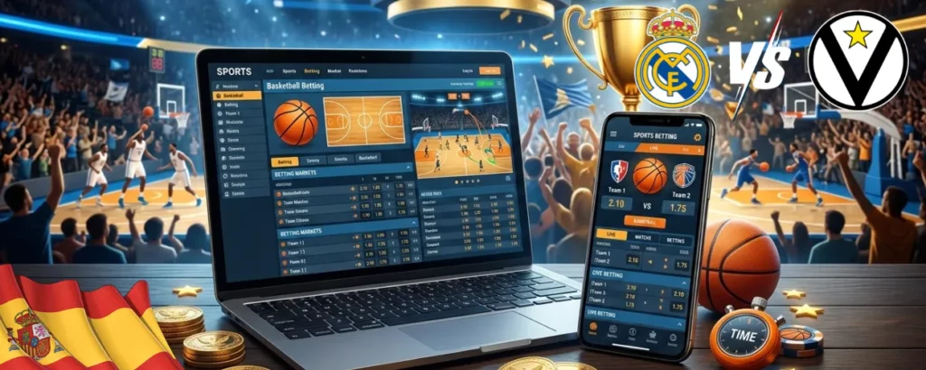 apuestas de baloncesto Real Madrid vs Virtus Bologna