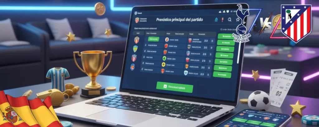 pronóstico del partido Tottenham Atl. Madrid