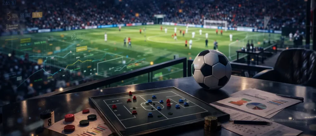 Gráfico de métricas de ritmo de juego y predicción de goles para apuestas deportivas online.