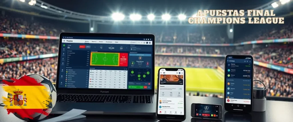 Cómo apostar en la Champions League paso a paso
